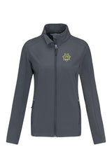 Florida Department of Juvenile Justice (DJJ) Women's Soft Shell Full-Zip Jacket Slate Gray government employee uniform shirt