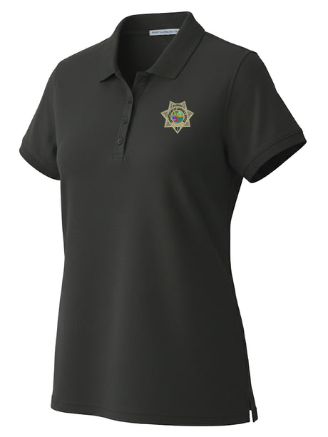 Florida Department of Juvenile Justice (DJJ) Women's Polo Black government employee uniform shirt