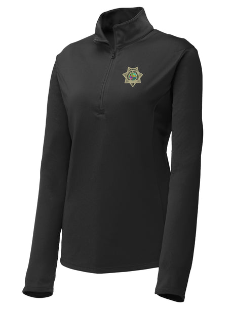 Florida Department of Juvenile Justice (DJJ) Women's Lightweight Dri Fit Black government employee uniform shirt