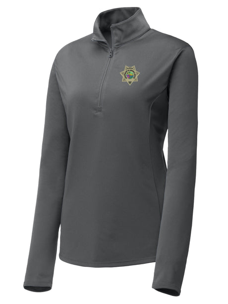 Florida Department of Juvenile Justice (DJJ) Women's Lightweight Dri Fit Slate Gray government employee uniform shirt