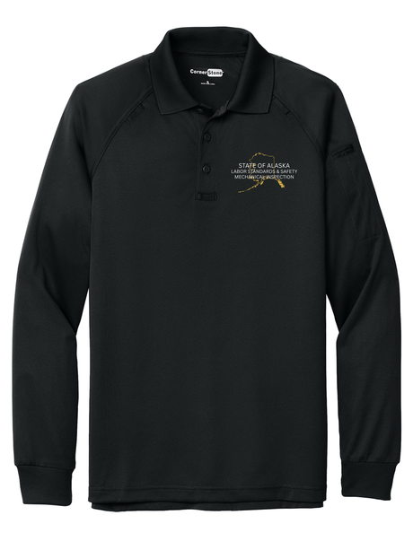 State of Alaska Department of Labor Men's Tactical Long Sleeve Polo
