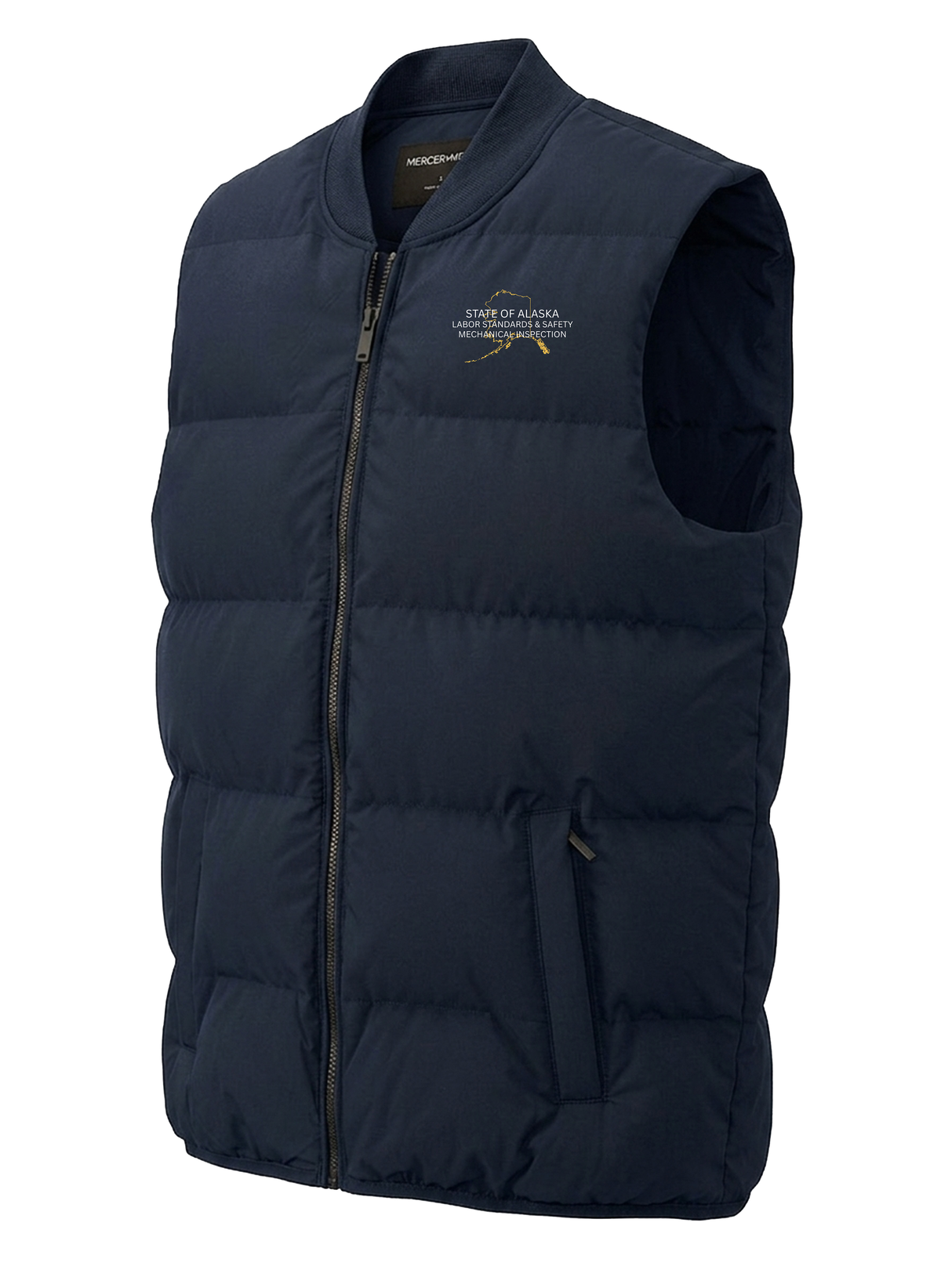 State of Alaska Department of Labor Men's Puffer Vest