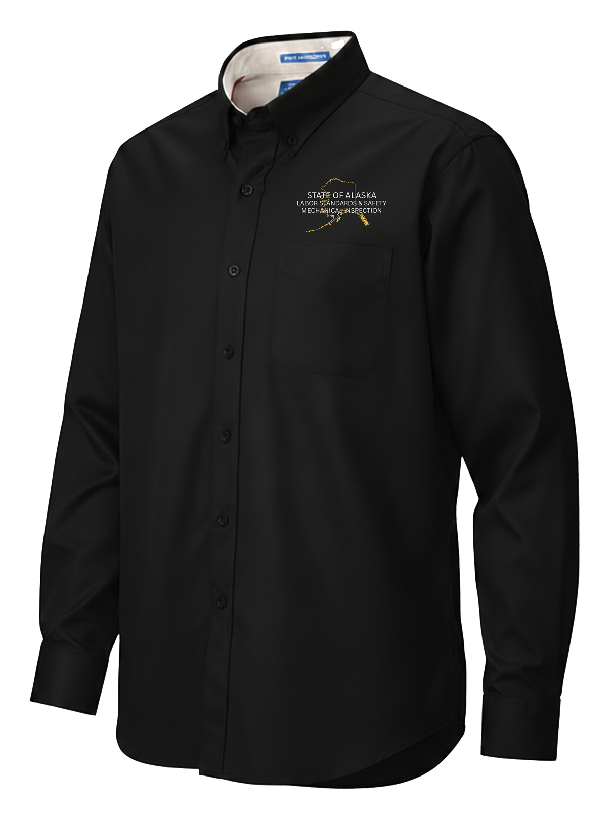 State of Alaska Department of Labor Men's Button Up