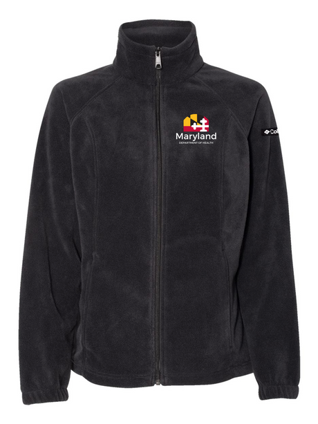 Maryland Department of Health (MDH) Women's Benton Springs Microfleece Black government employee uniform