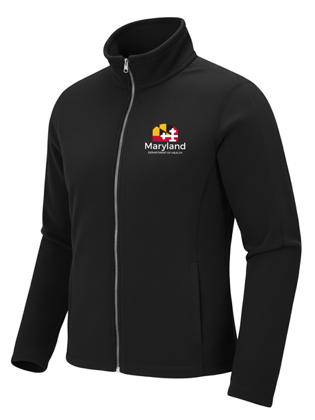 Maryland Department of Health (MDH) Men's Lightweight Microfleece Black government employee uniform