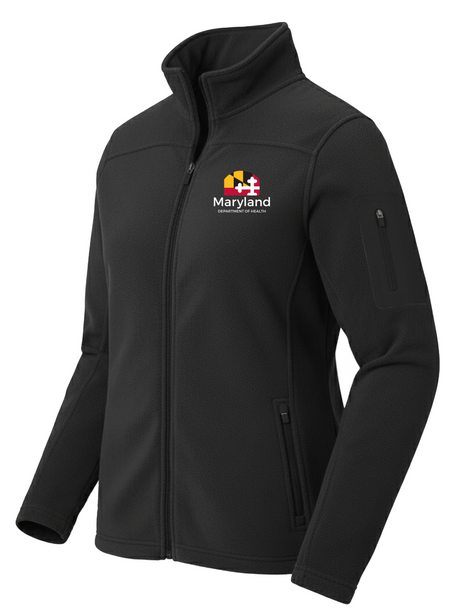 Maryland Department of Health (MDH) Women's Summit Fleece Black government employee uniform