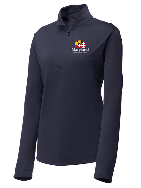 Maryland Department of Health (MDH) Women's Lightweight Dri Fit Navy Blue government employee uniform