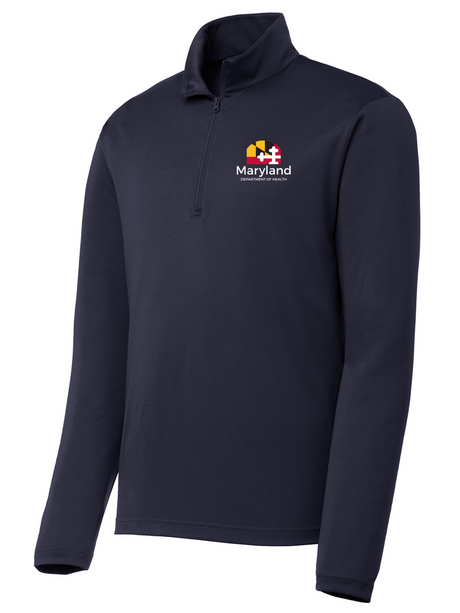 Maryland Department of Health (MDH) Men's Lightweight Dri Fit Navy Blue government employee uniform