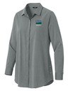 National Agriculture Statistics Service (NASS) Women's Commuter Shirt  Slate Gray government employee uniform shirt