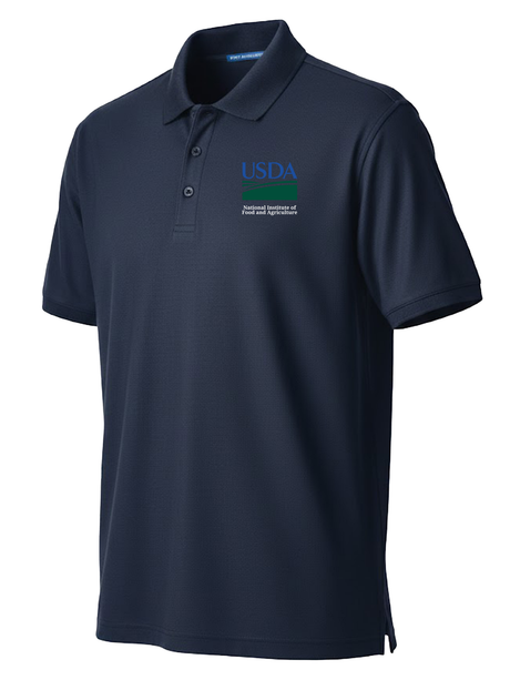 National Institute of Food and Agriculture (NIFA) Men's Polo  Dark Navy government employee uniform shirt