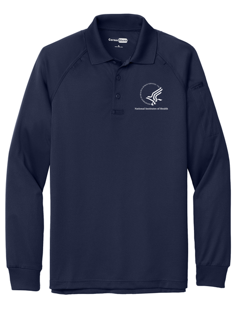 NIH Men's Tactical Long Sleeve Polo