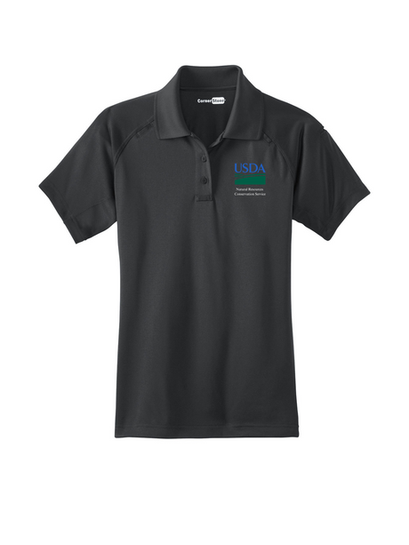 NRCS_Womens_Tactical_Short_Sleeve_Polo_-_Slate_Gray