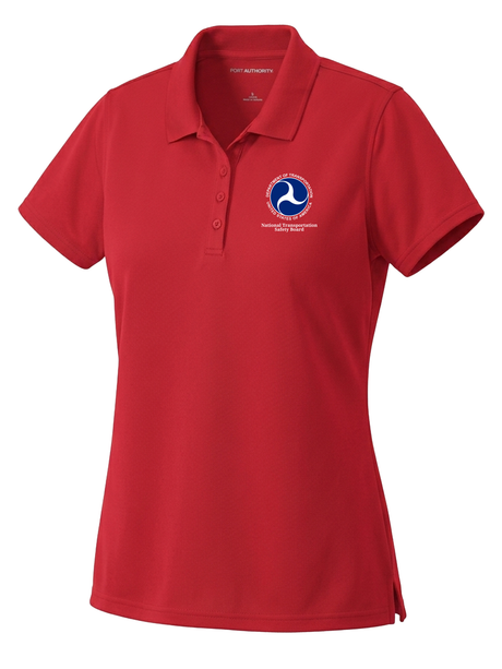 National Transportation Safety Board (NTSB) Women's Dri Fit Polo  Red government employee uniform shirt