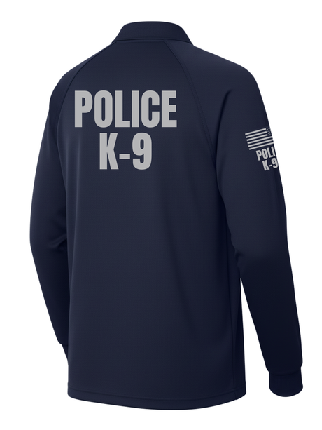 Navy Tactical Long Sleeve - Police K-9 Men's Shirt (Gray)