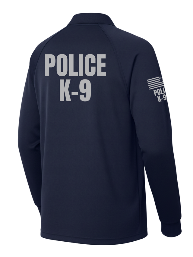 Navy Tactical Long Sleeve - Police K-9 Men's Shirt (Gray)