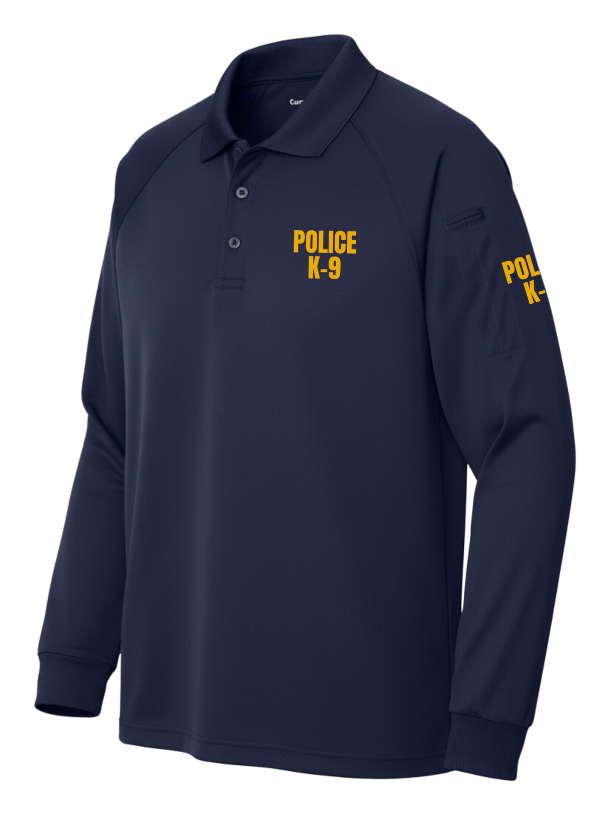 Navy Tactical Long Sleeve - Police K-9 Men's Shirt (Yellow)