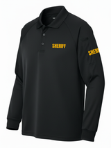 Navy Tactical Long Sleeve - Sheriff Men's Shirt (Yellow)