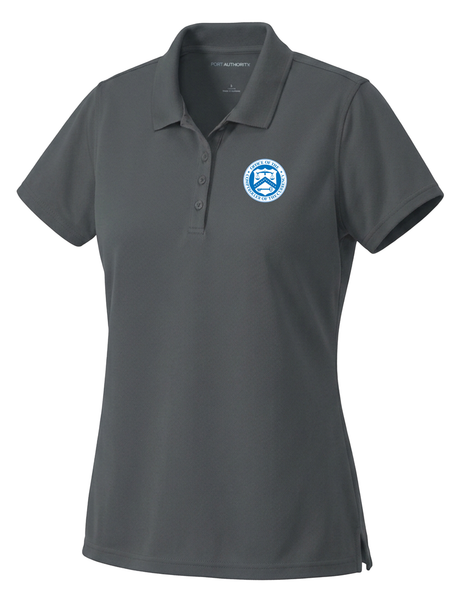 The Office of the Comptroller of the Currency (OCC) Women's Dri Fit Polo  Slate Gray government employee uniform shirt