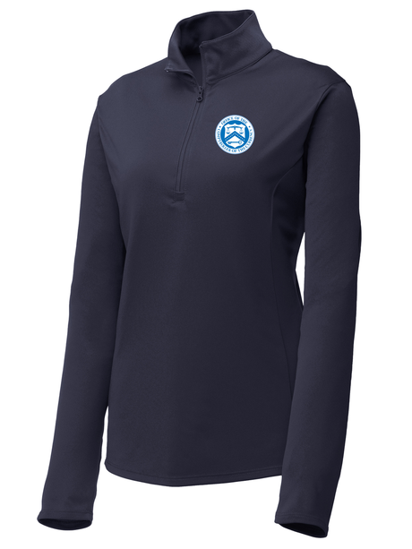 The Office of the Comptroller of the Currency (OCC) Women's Lightweight Dri Fit 1/4 Zip  Navy Blue government employee uniform shirt