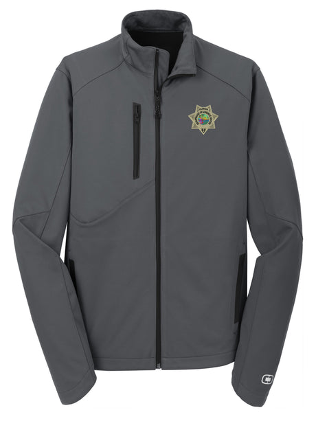 Florida Department of Juvenile Justice (DJJ) Men's Crux Soft Shell Slate Gray government employee uniform shirt