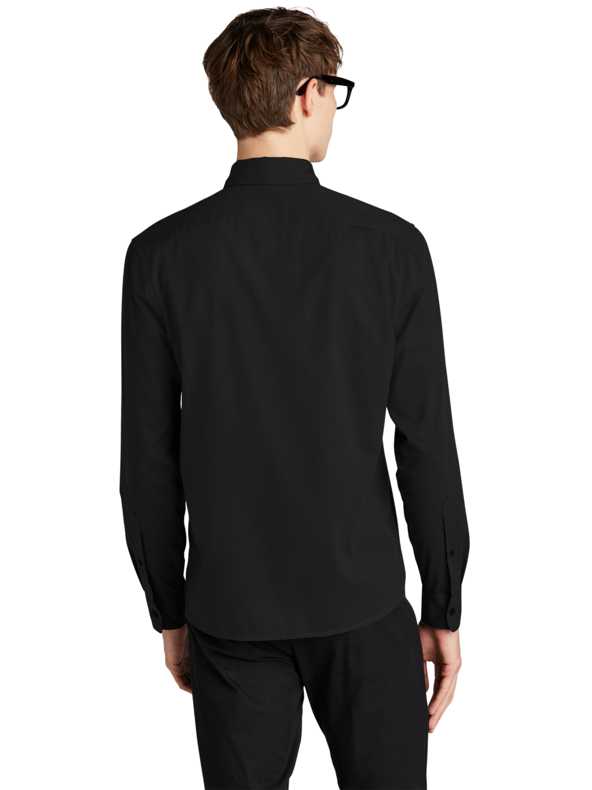 OHS Logo - Long Sleeve Stretch Woven Shirt