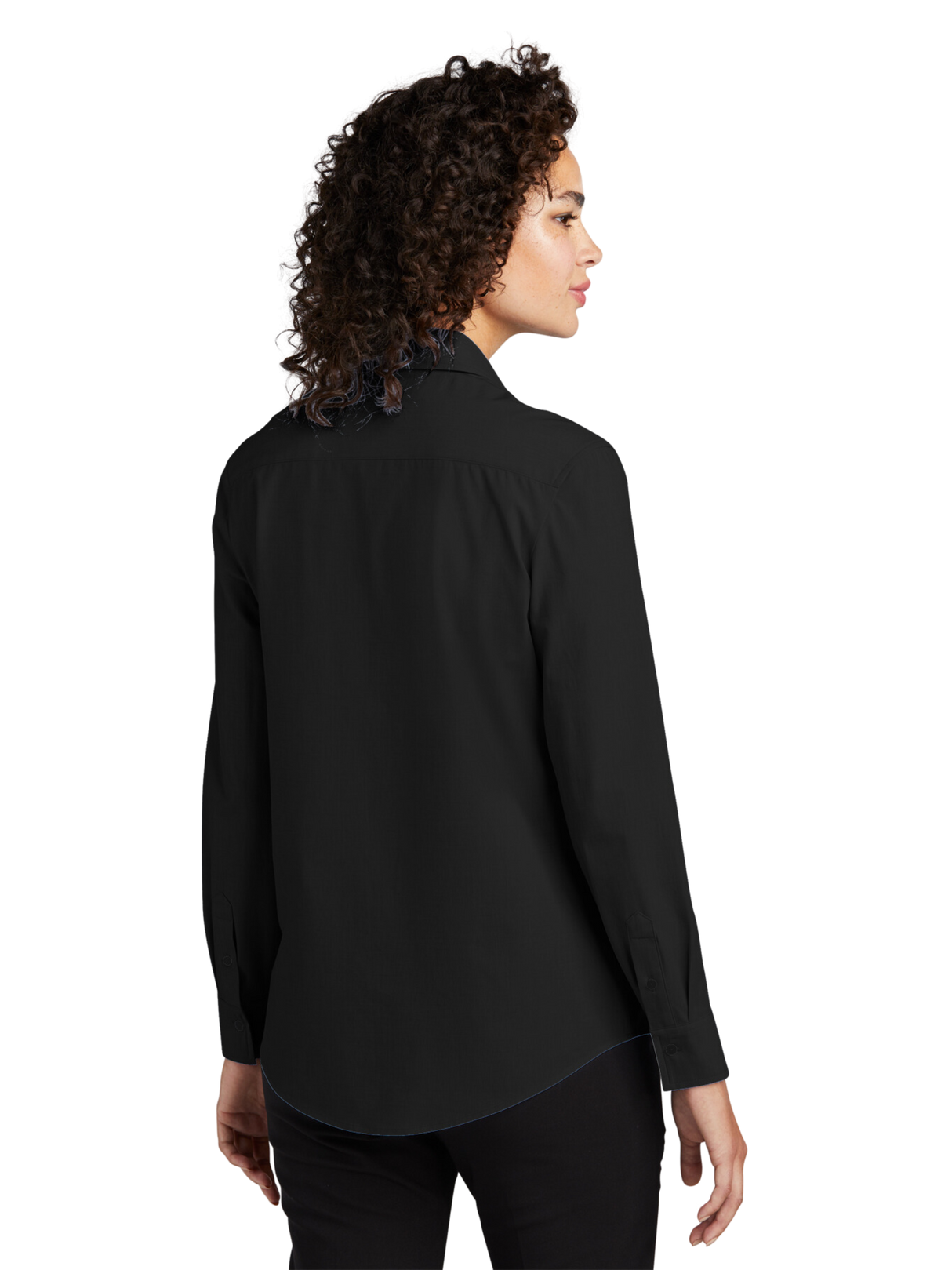 OHS Logo - Women’s Long Sleeve Stretch Woven Shirt