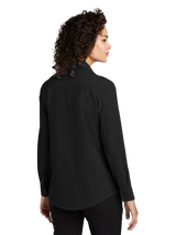 OHS Logo - Women’s Long Sleeve Stretch Woven Shirt