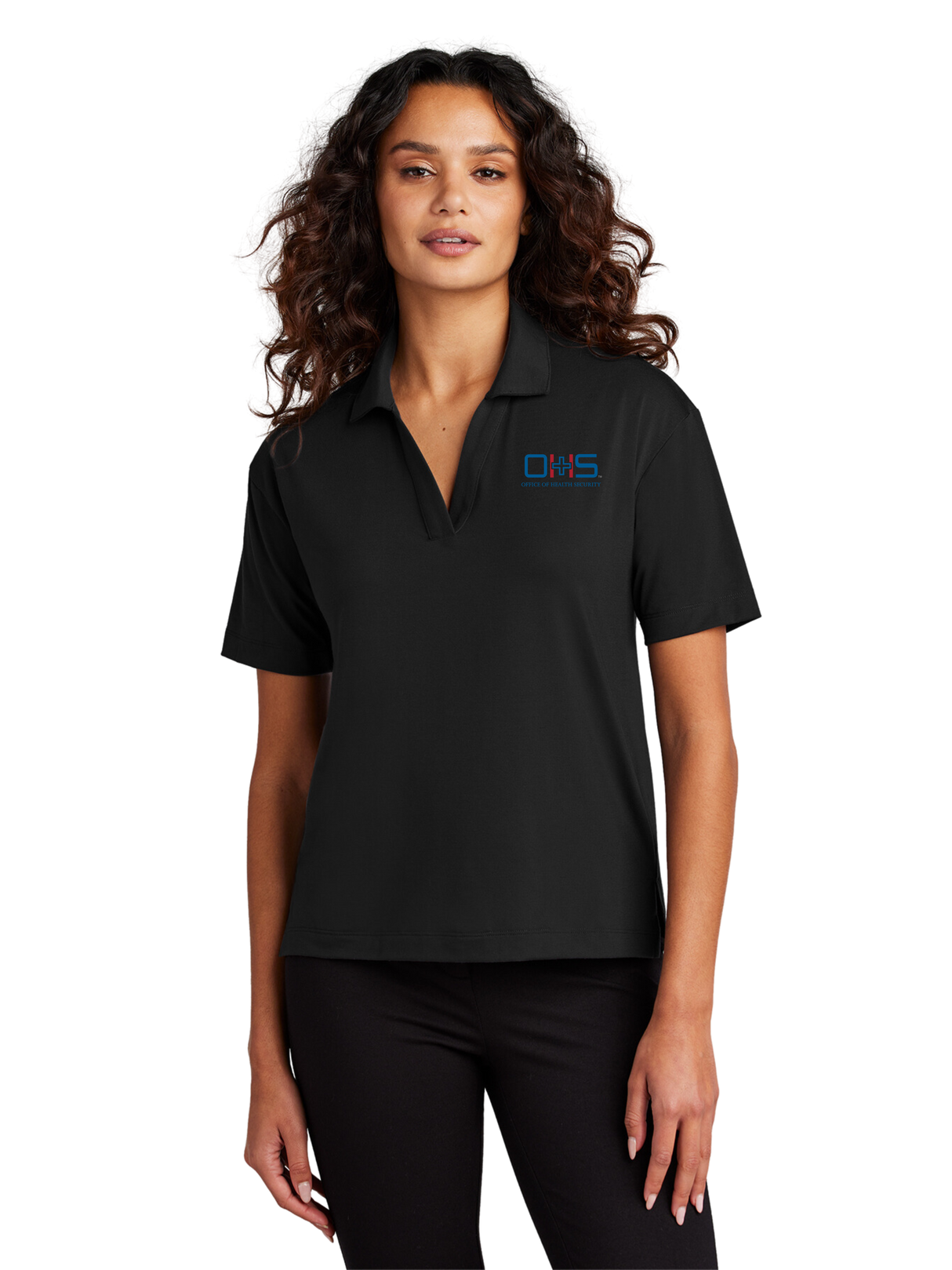 OHS Logo - Women’s Stretch Jersey Polo