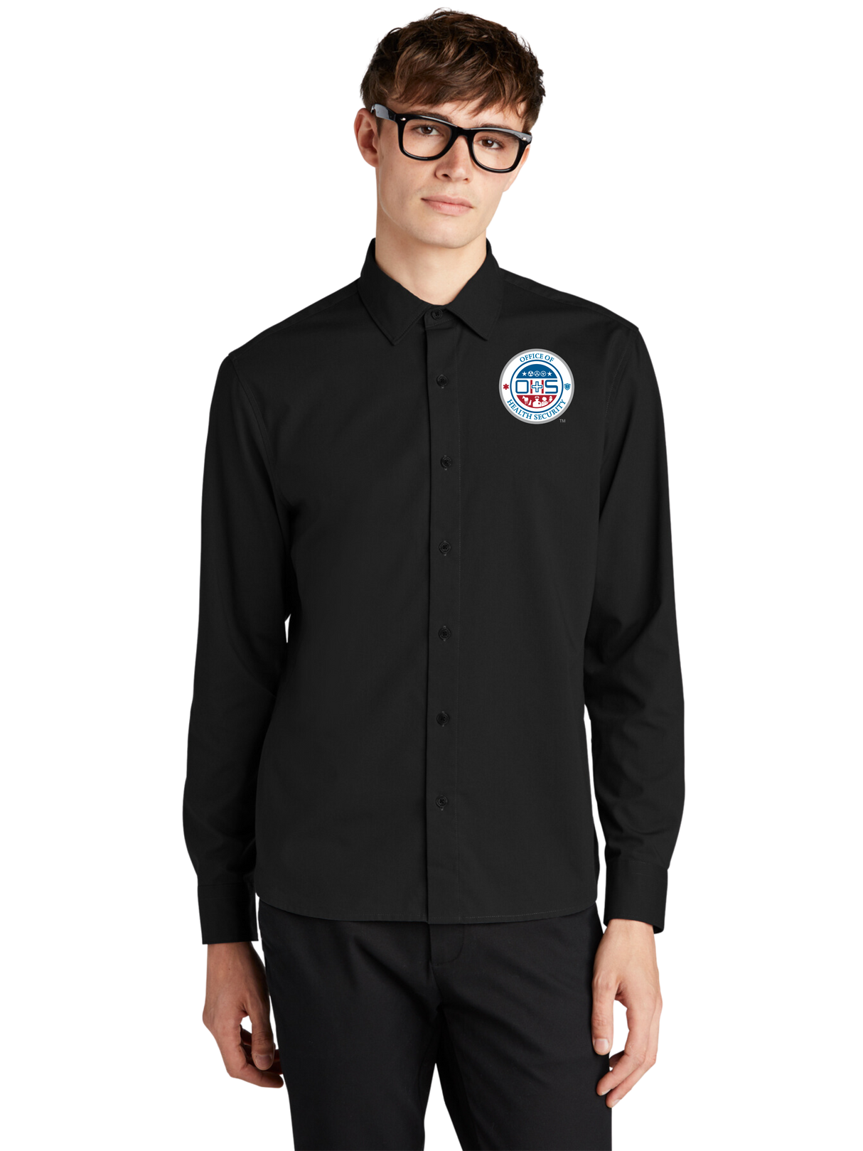 OHS Seal - Long Sleeve Stretch Woven Shirt