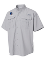 Occupational Safety and Health Administration (OSHA) Men's Columbia Bahama™ II Button Up Short Sleeve  Cool Grey government employee uniform shirt