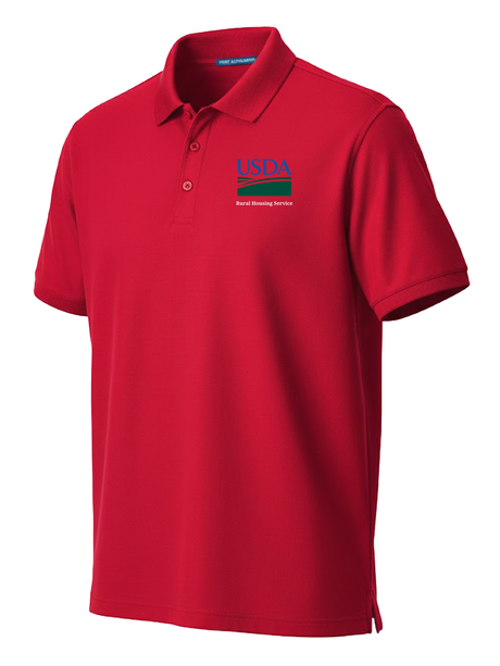 Rural Housing Service (RHS) Men's Polo  Red government employee uniform shirt