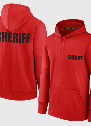 Red Sheriff Hoodie - Sheriff Hoodie (Black)