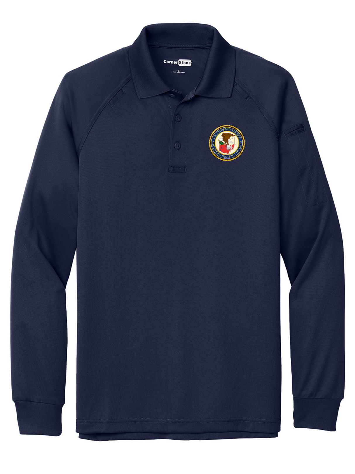 SDO Men's Tactical Long Sleeve Polo