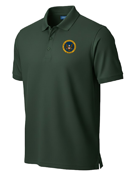 U.S. Securities and Exchange Commission (SEC) Men's Polo  Dark Green government employee uniform shirt