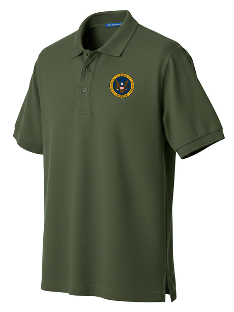 U.S. Securities and Exchange Commission (SEC) Men's Polo  Drab Green government employee uniform shirt