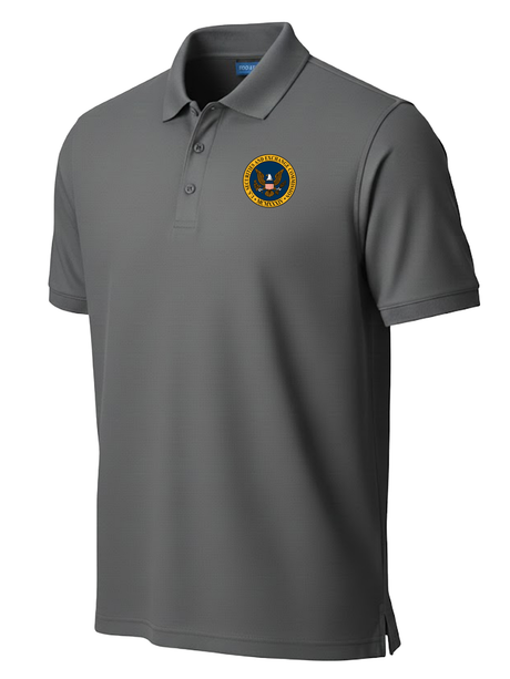 U.S. Securities and Exchange Commission (SEC) Men's Polo  Slate Gray government employee uniform shirt