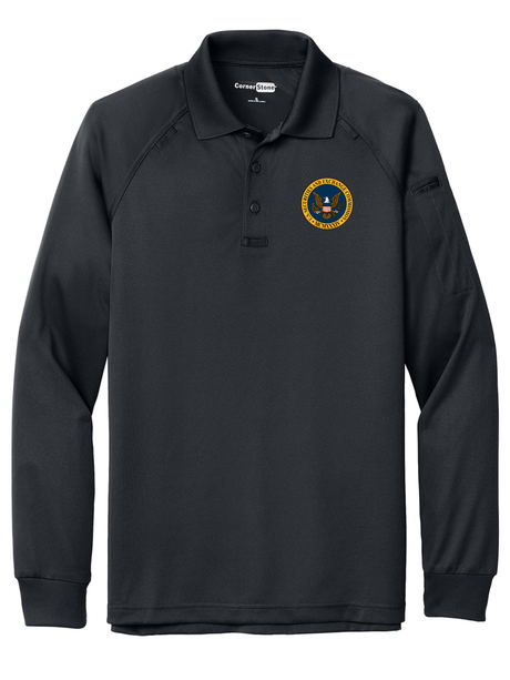 SEC Men's Tactical Long Sleeve Polo