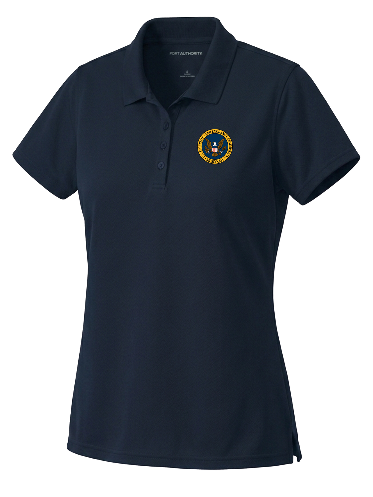 U.S. Securities and Exchange Commission (SEC) Women's Dri Fit Polo  Navy Blue government employee uniform shirt