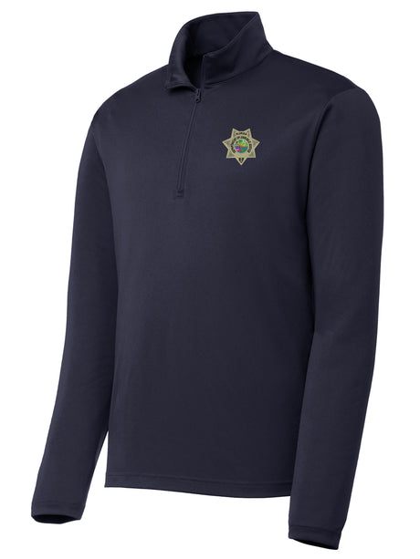 Florida Department of Juvenile Justice (DJJ) Men's Lightweight Dri Fit Navy Blue government employee uniform shirt