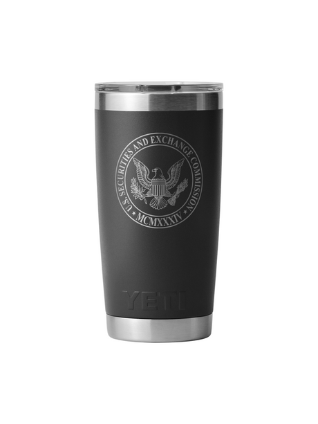 Securities and Exchange Commission SEC YETI 20oz Tumbler Black