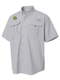 The Treasury Inspector General for Tax Administration (TIGTA) Men's Columbia Bahama™ II Button Up Short Sleeve  Cool Grey government employee uniform shirt