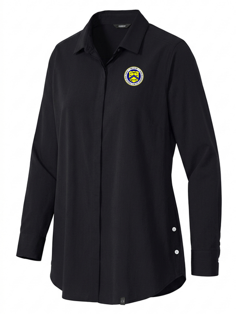 The Treasury Inspector General for Tax Administration (TIGTA) Women's Commuter Shirt  Black government employee uniform shirt