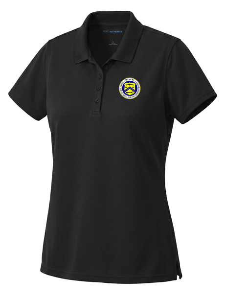 The Treasury Inspector General for Tax Administration (TIGTA) Women's Dri Fit Polo  Black government employee uniform shirt