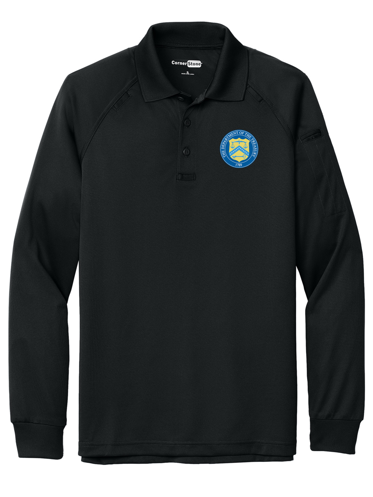 TREAS Men's Tactical Long Sleeve Polo