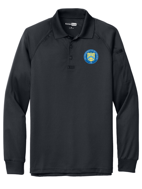 TREAS Men's Tactical Long Sleeve Polo