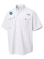 Transportation Security Administration (TSA) Men's Columbia Bahama™ II Button Up Short Sleeve  White government employee uniform shirt