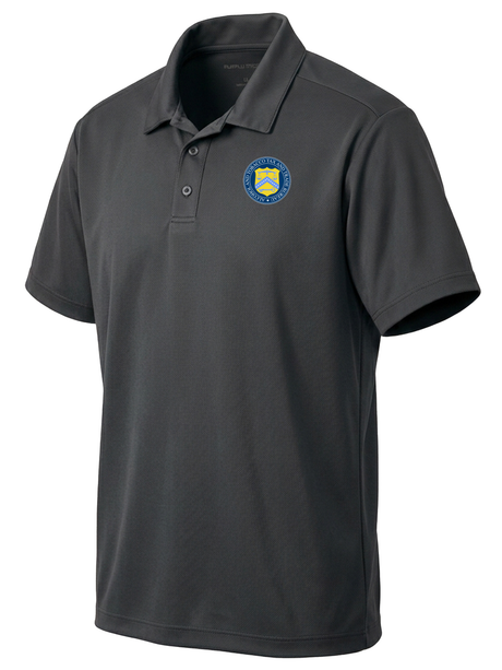 The Alcohol and Tobacco Tax and Trade Bureau (TTB) Men's Dri Fit Polo  Slate Gray government employee uniform shirt