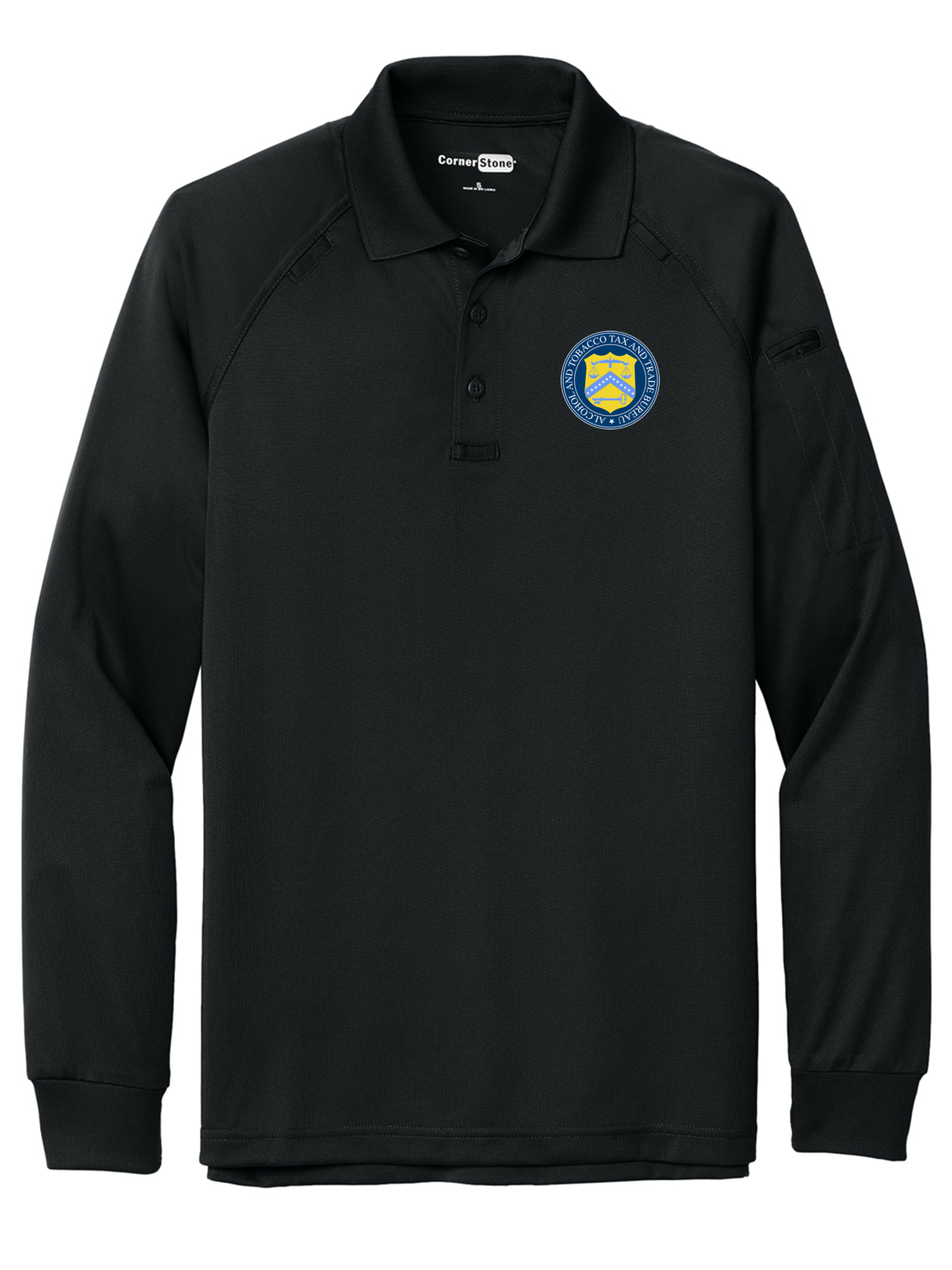 TTB Men's Tactical Long Sleeve Polo