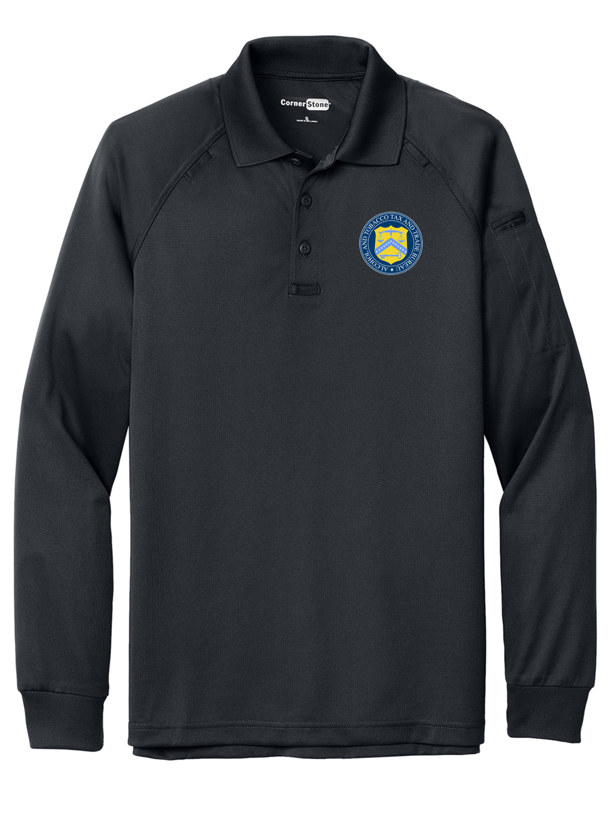 TTB Men's Tactical Long Sleeve Polo