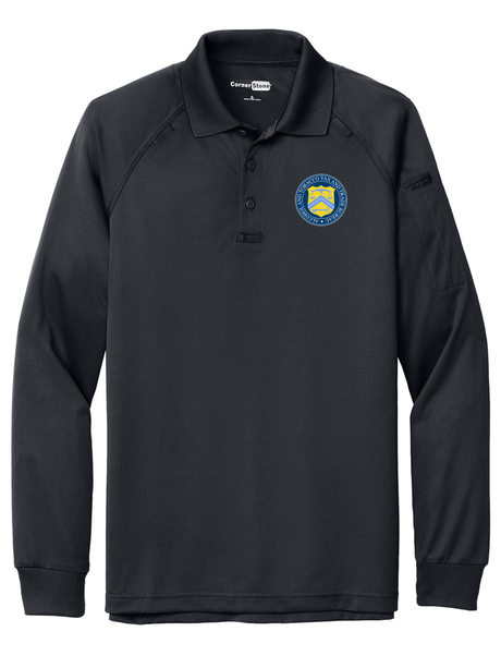 TTB Men's Tactical Long Sleeve Polo